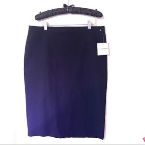 Sag Harbor Black Knee-Length Pencil Skirt Size L